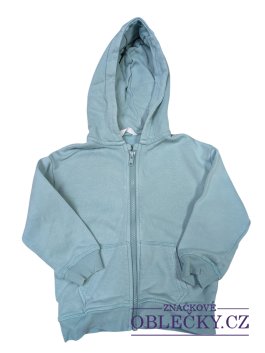Zvětšit Zelená mikina na zip s kapucí pro kluky secondhand M&S
